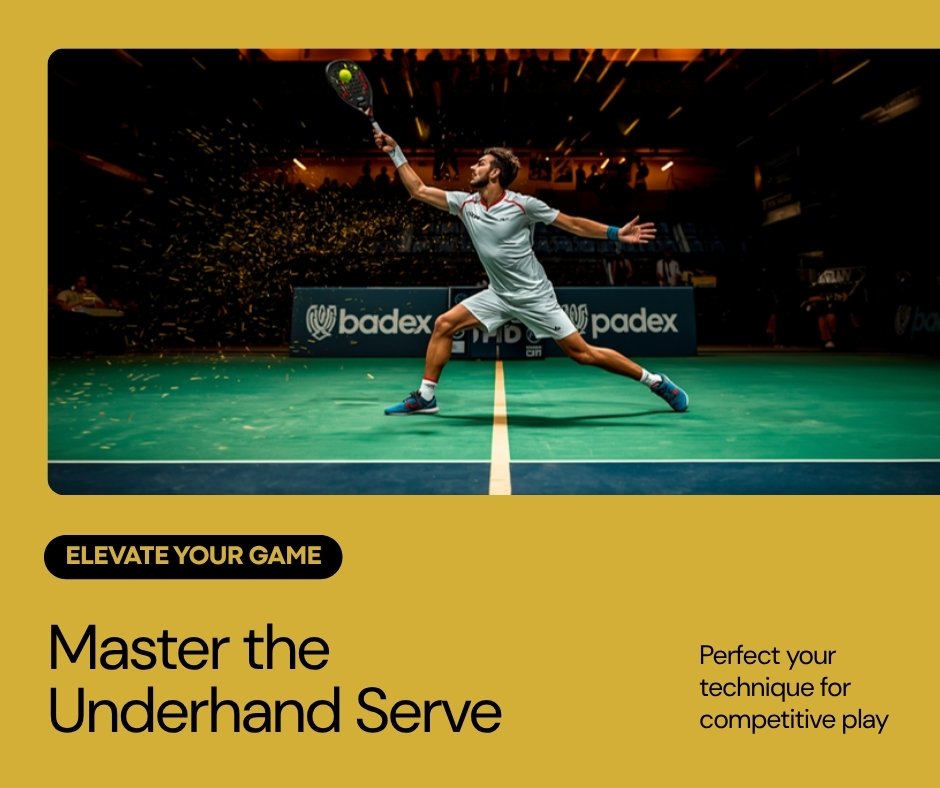 Padel service techniek