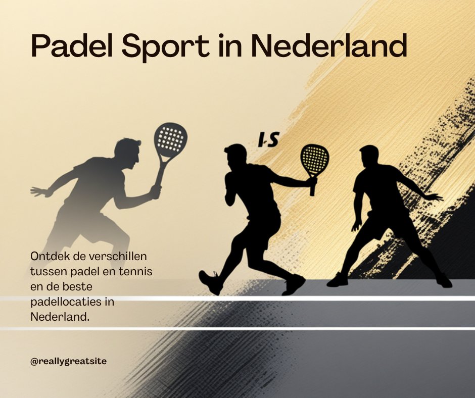 Padel versus tennis en locaties