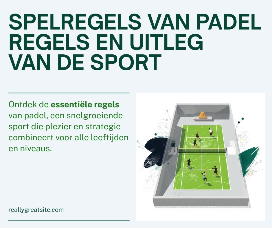 Spelregels van padel